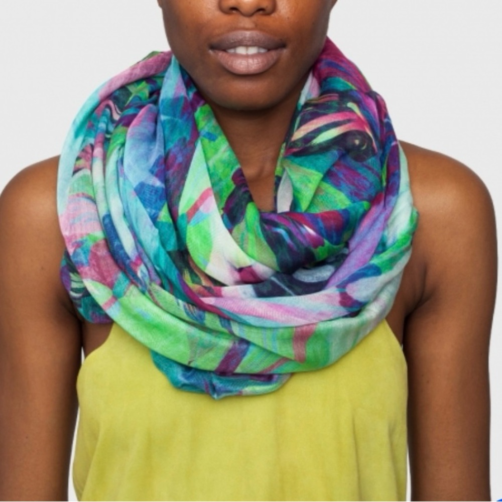 Front Row Society-Artist scarf Spring Mood by Akwaflorall